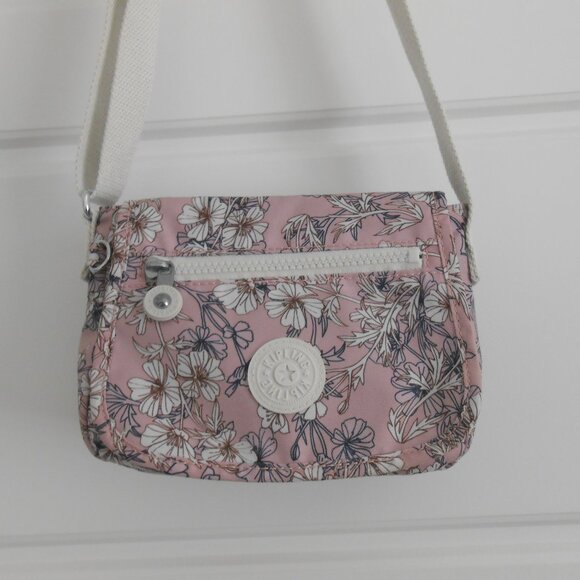 Kipling Sabian Mini bag Pristine Pink Poppy Crossbody Bag - Picture 8 of 16